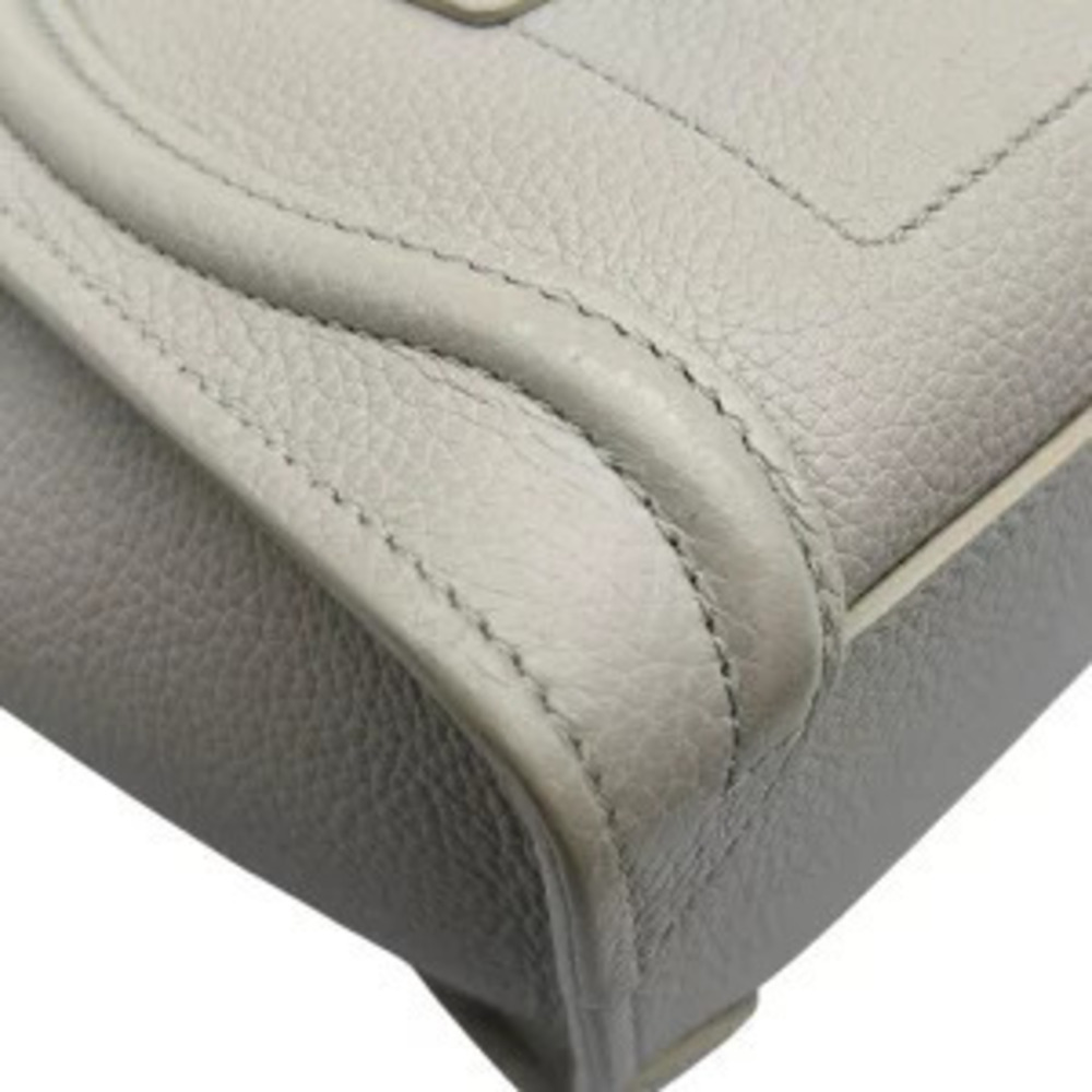 Celine Luggage Tote Shopper Shoulder Bag Green
